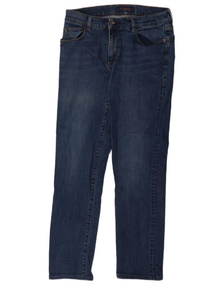 Trussardi Mens Slim Jeans W33 L30 Blue Cotton