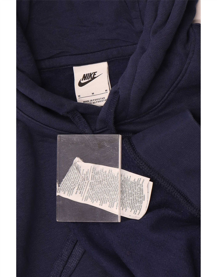 Nike Hombre Sudadera con capucha Jumper Medium Azul Marino Algodón