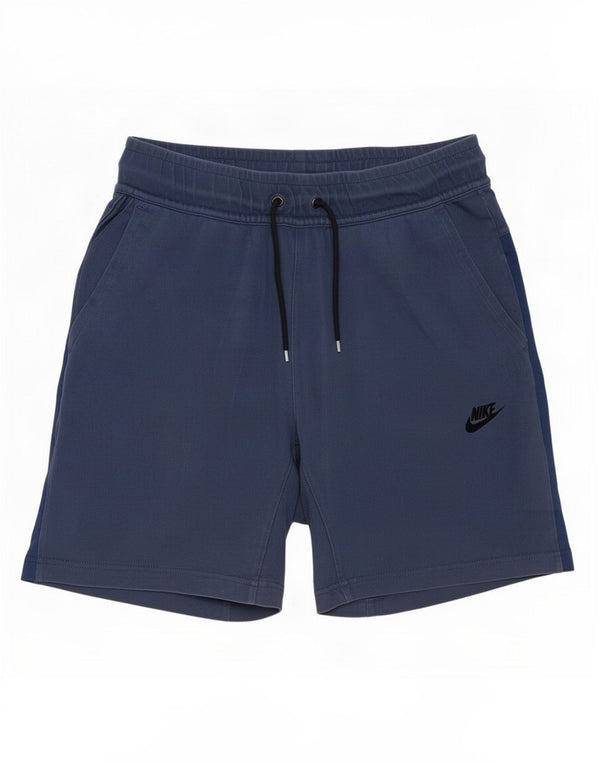 Pantaloncini sportivi Nike da uomo piccoli in cotone blu navy