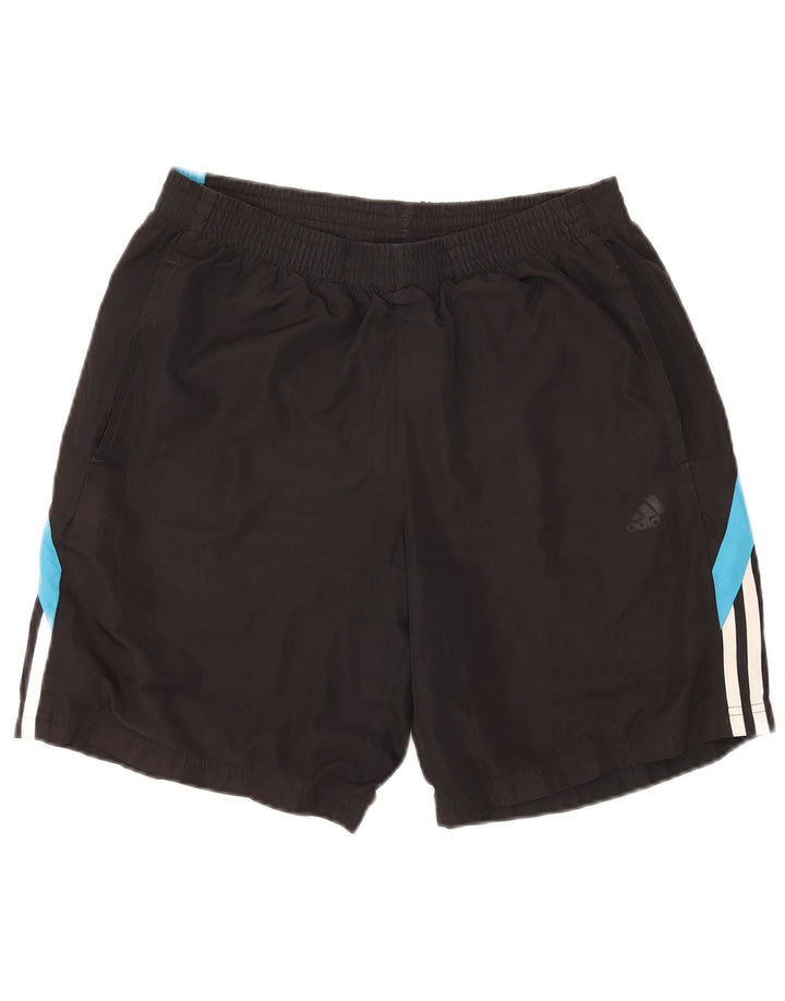 Adidas Mens Sport Shorts Medium Black Colourblock Polyester