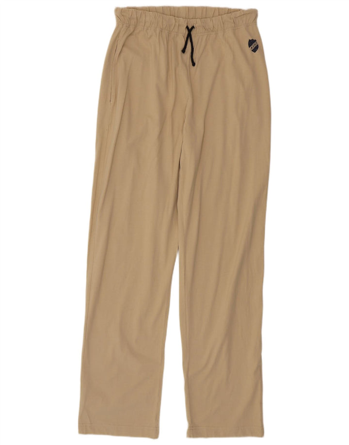 Asics Mens Tracksuit Trousers Large Beige Cotton