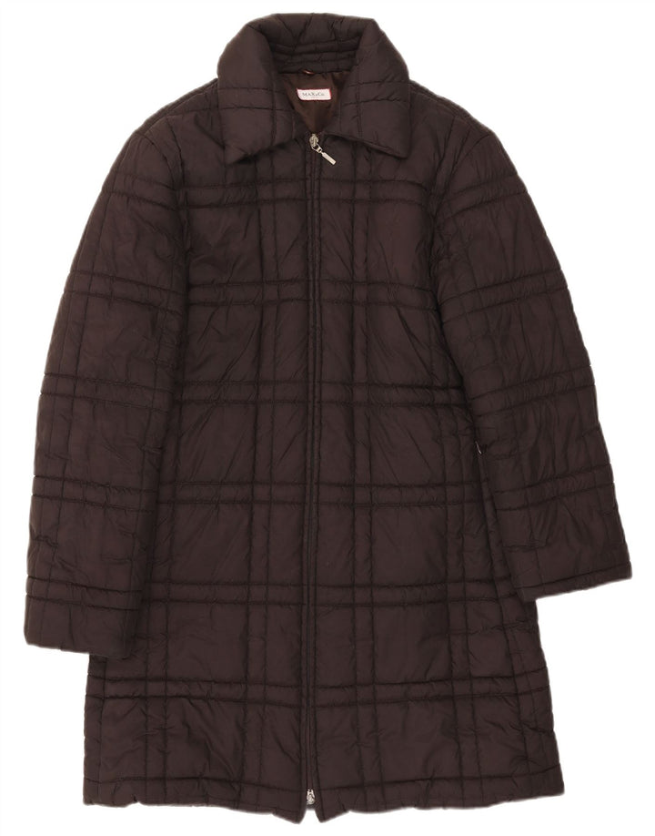 Max & Co. Womens Padded Coat UK 12 Medium Brown Polyester