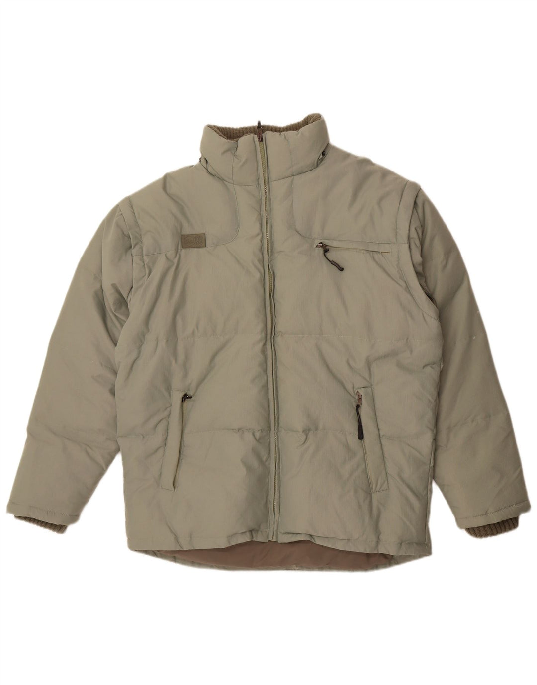 Fila Mens Padded Jacket UK 40 Large Green Polyester