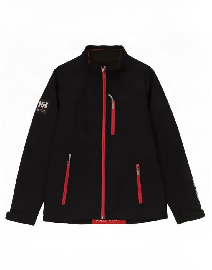 Jachetă Windbreaker pentru femei Helly Hansen cu grafică UK 14 Poliester mediu negru
