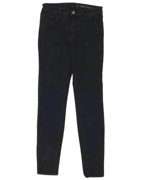 Jeans super skinny da donna Armani Exchange W26 L29 cotone blu navy