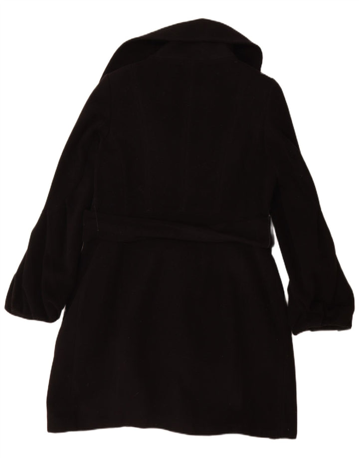 Coast Dame Dobbeltradet Frakke UK 12 Medium Sort Uld