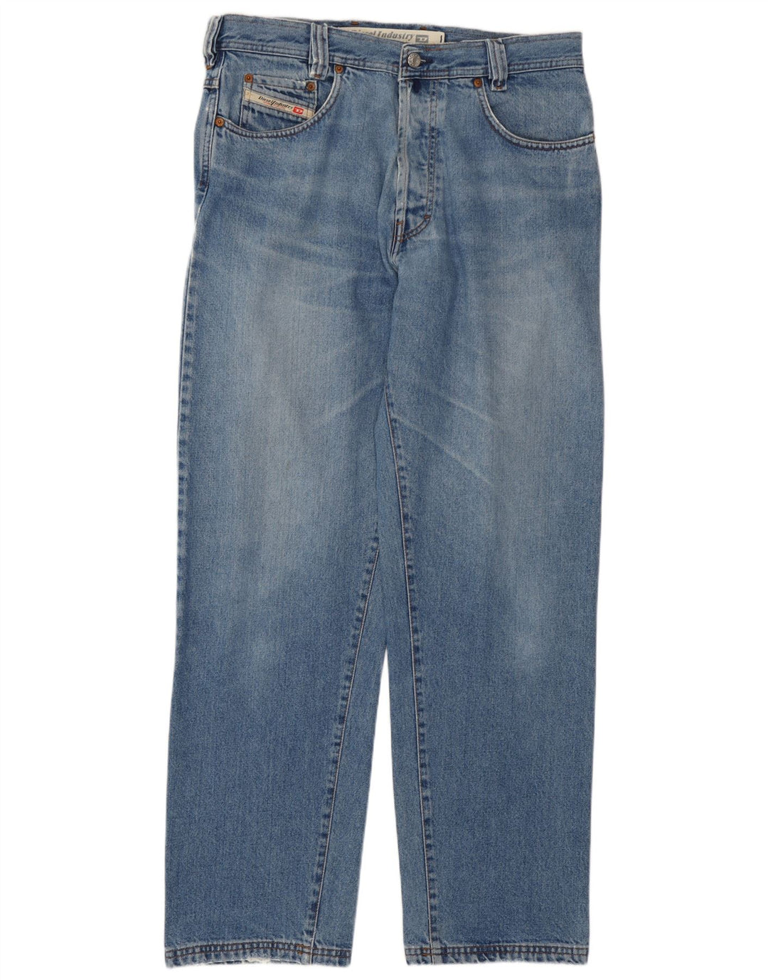 Diesel Straight Jeans til mænd W34 L32 Blå