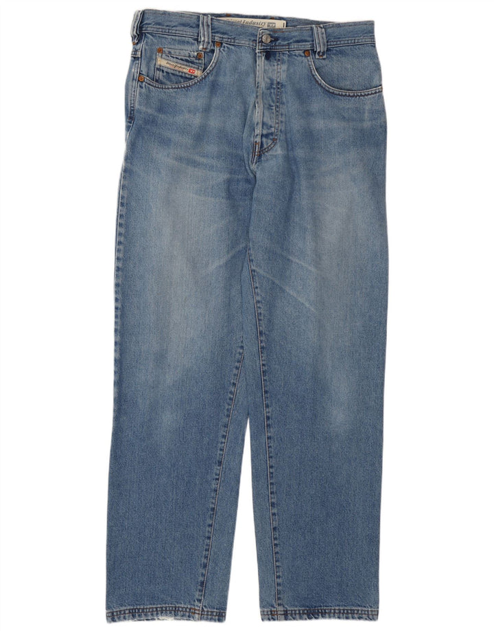 Diesel Straight Jeans til mænd W34 L32 Blå