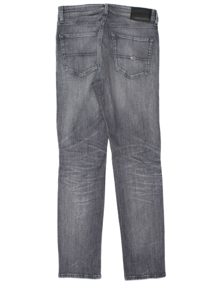 TOMMY HILFIGER Mens Slim Jeans W30 L32  Grey Cotton