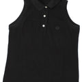 Sergio Tacchini Polo sans manches pour femme UK 12 Medium Noir