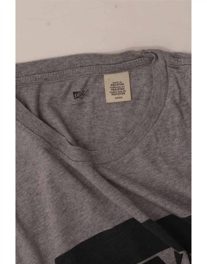 Levi's Mens Graphic T-Shirt Top Small Grey