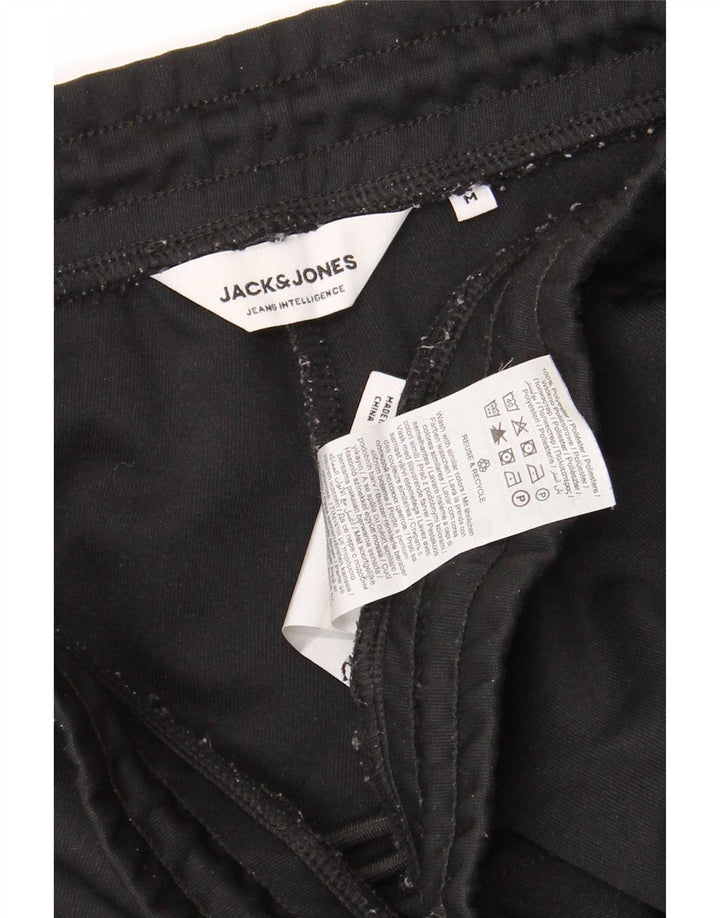 Pantaloni scurți sport obișnuiți pentru bărbați Jack & Jones, poliester mediu negru