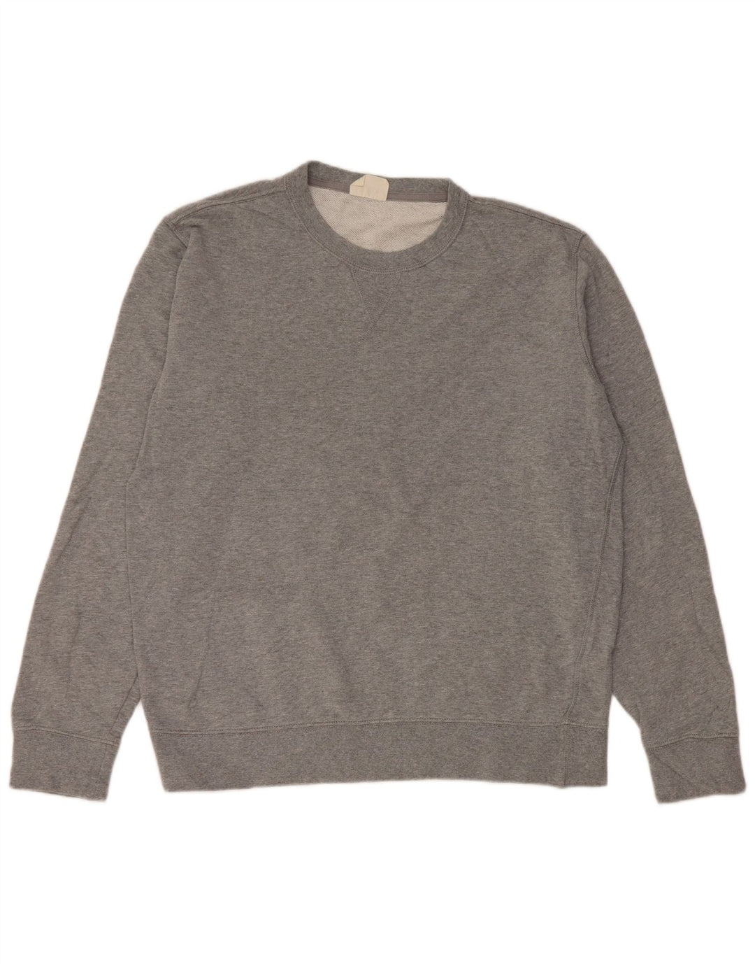 Felpa da uomo Marks & Spencer maglione grande cotone grigio