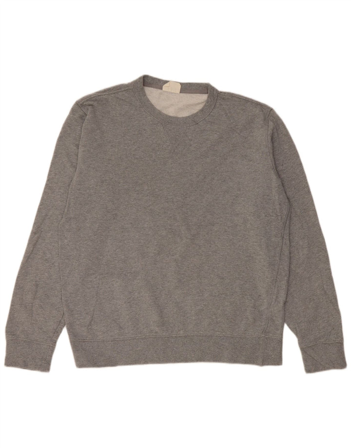 Felpa da uomo Marks & Spencer maglione grande cotone grigio