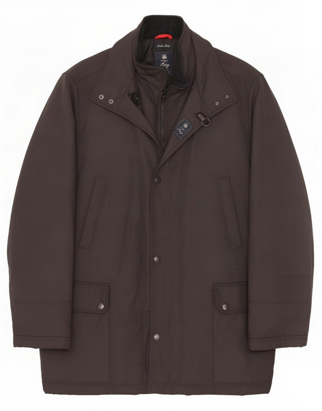 Fay Herre Overfrakke UK 46 3XL Sort Polyamid