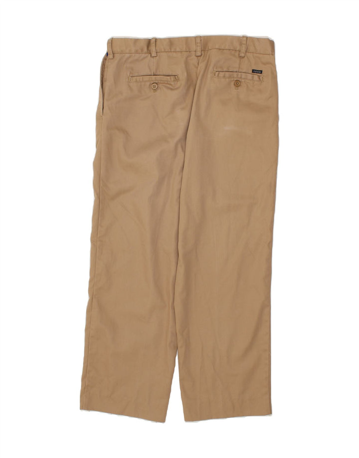 IZOD Mens Pegged Chino Trousers W34 L28 Brown Cotton Vintage Izod and Second-Hand Izod from Messina Hembry 
