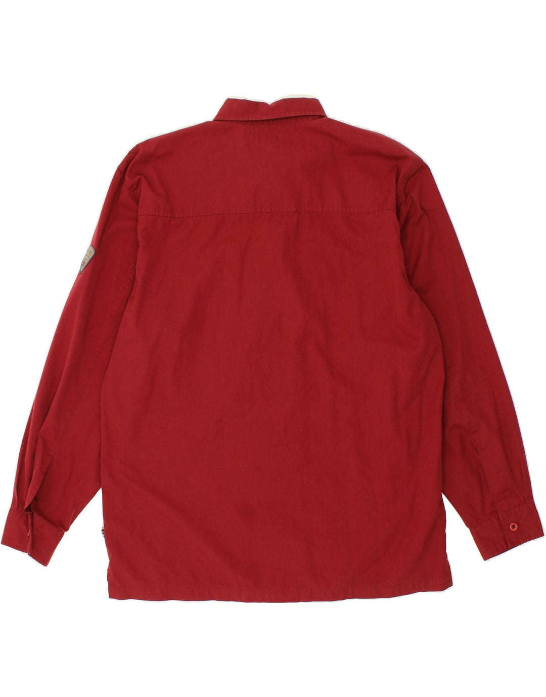 VINTAGE Mens Shirt XL Red Cotton