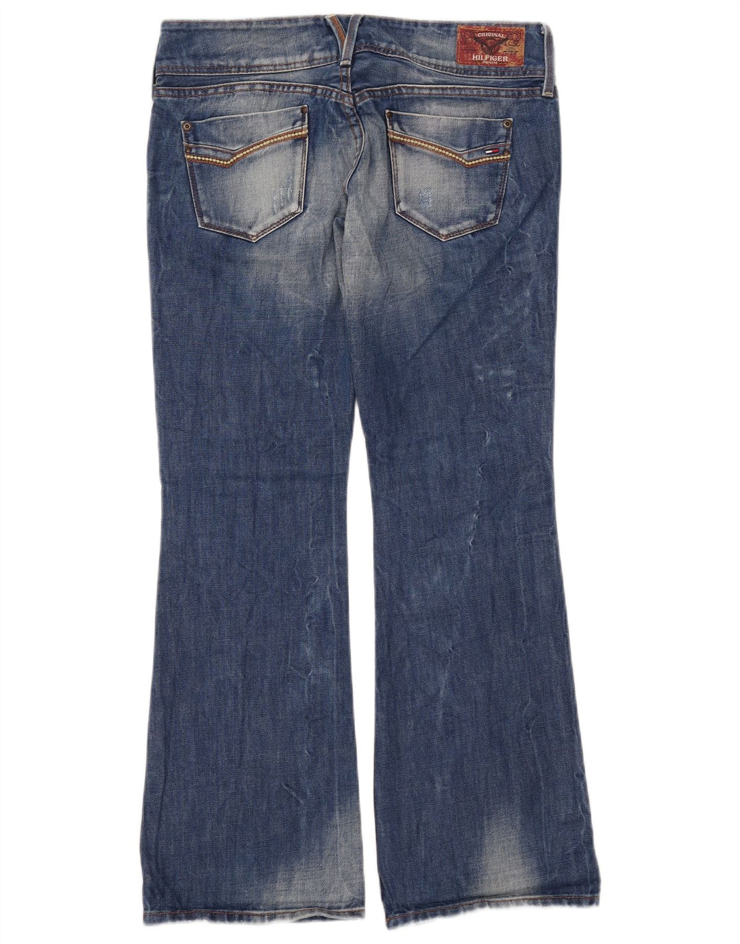 Tommy Hilfiger Womens Bootcut Jeans W30 L32 Blue Cotton