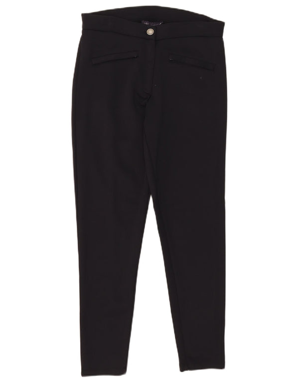 Marks & Spencer Womens Skinny Casual Trousers UK 14 Large W30 L27 Black