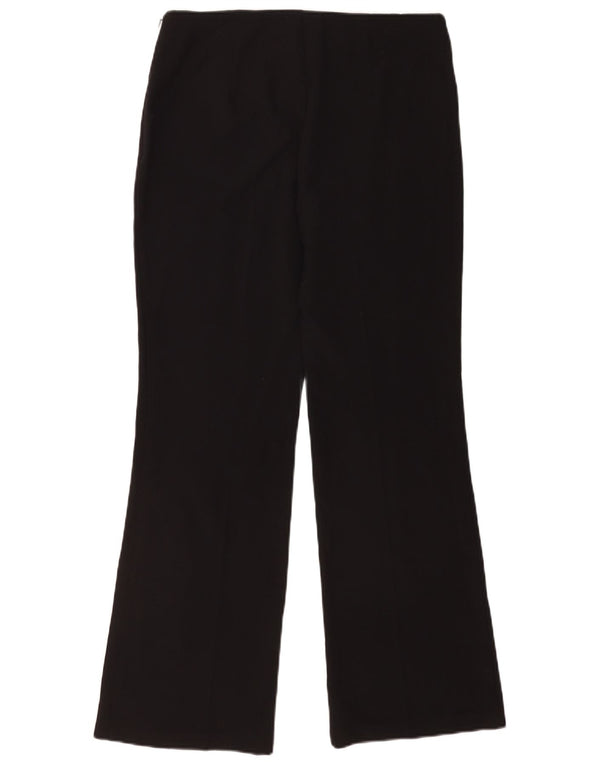 Pantaloni da abito Bootcut da donna Marks & Spencer UK 12 Medio W32 L30 Nero