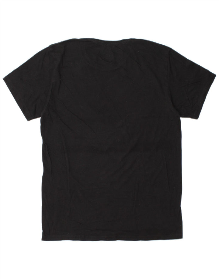 CALVIN KLEIN T-shirt da uomo Top medio cotone nero