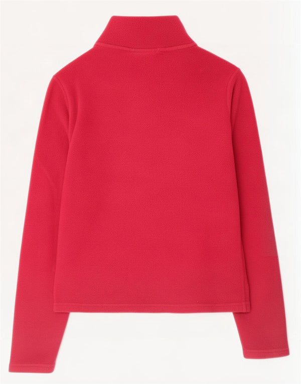The North Face Jersey de forro polar extragrande con cremallera y cuello para mujer UK 6 XS Rojo