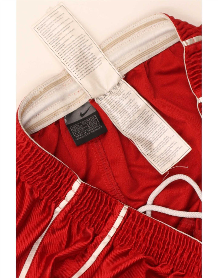 Nike sportsshorts til mænd, medium rød polyester
