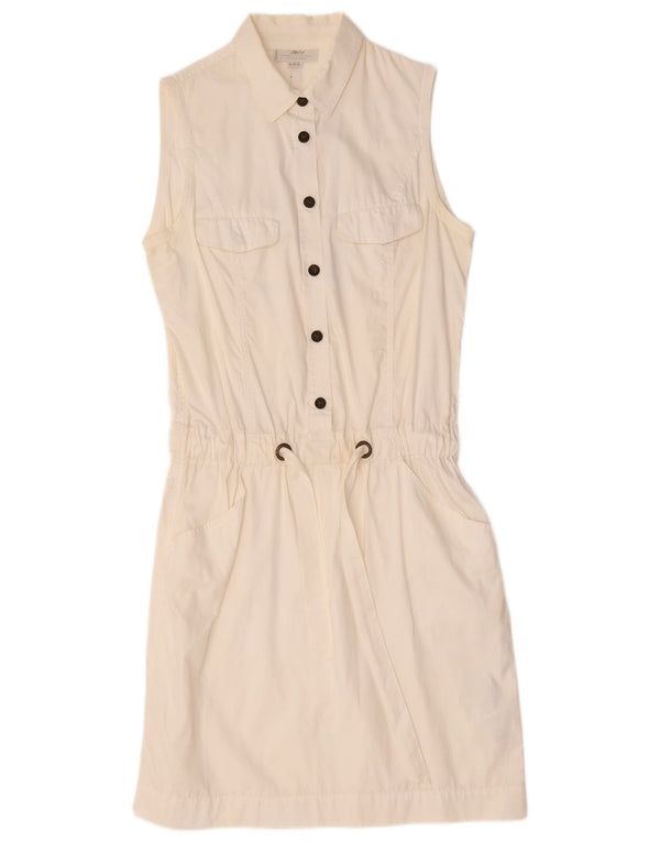 Marlboro Classics Womens Sleeveless Pullover Shirt Dress IT 42 Medium White