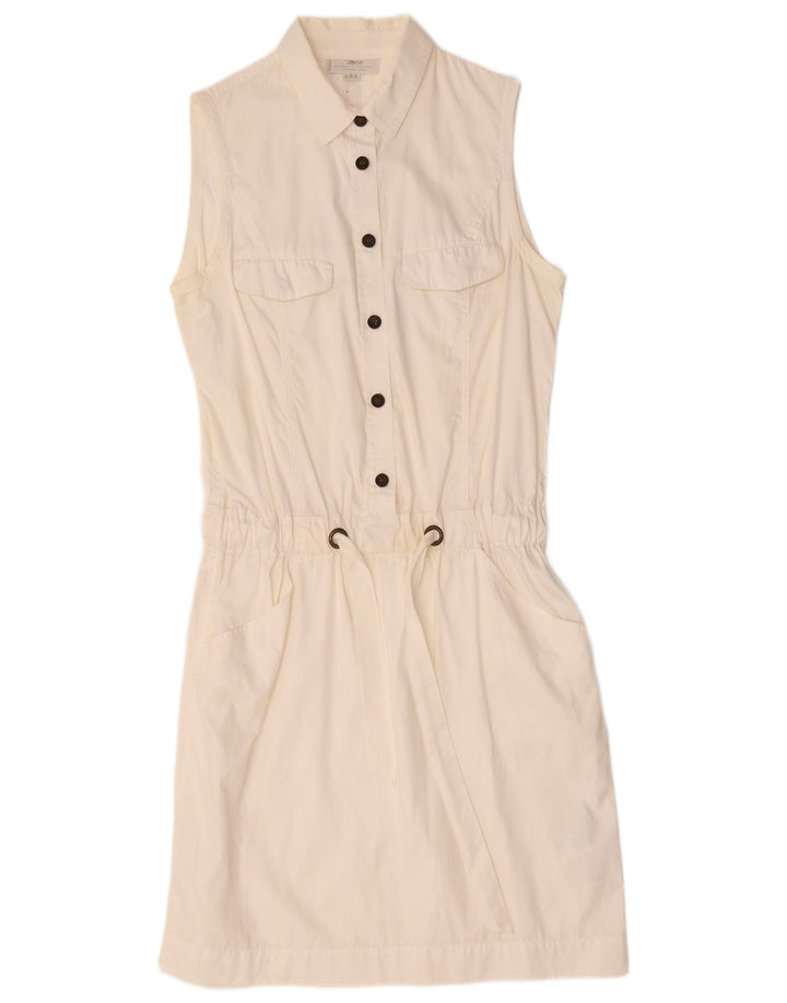 Marlboro Classics Womens Sleeveless Pullover Shirt Dress IT 42 Medium White