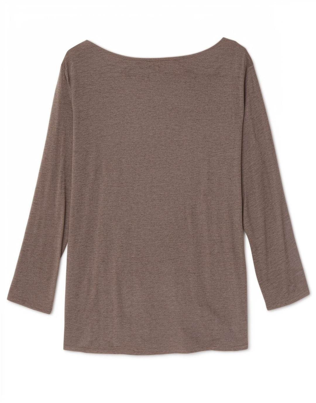 Massimo Dutti Womens Top 3/4 Sleeve UK 12 Medium Grey Viscose