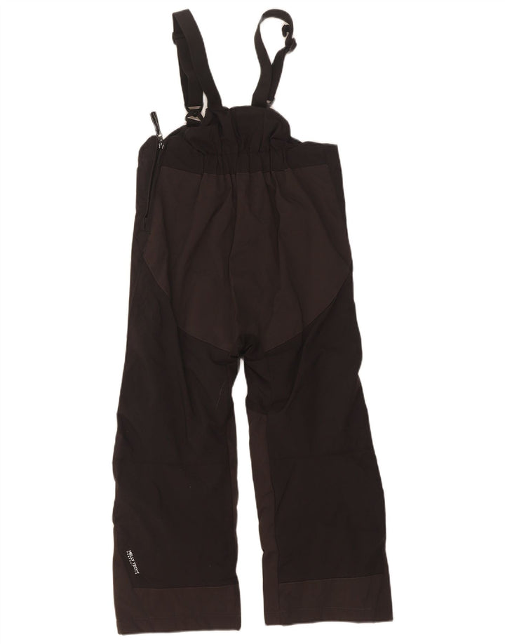 Helly Hansen Drenge Grafiske Dungarees Skibukser 5-6 År Sort Polyamid
