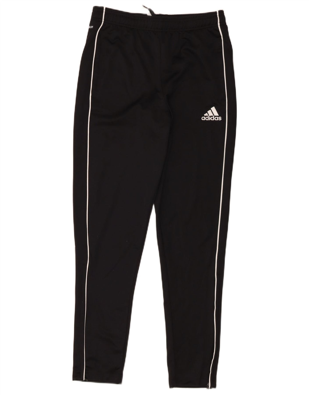 Adidas Boys Aeroready Tracksuit Trousers 13-14 Years Black Polyester