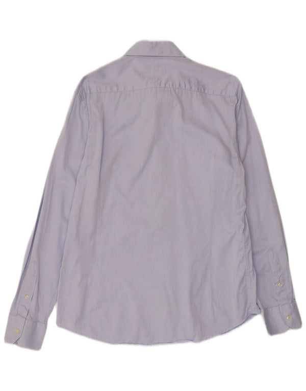 Koszula męska Massimo Dutti rozmiar 41 Średni niebieski Argyle/Diament