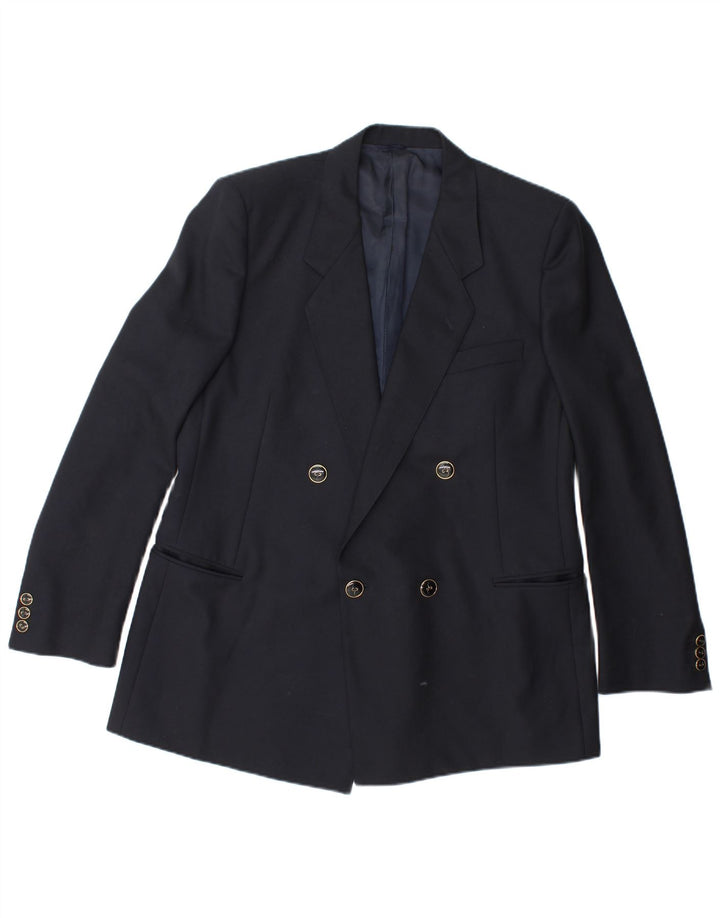 Redaelli Herre Double Breasted Blazer Jacket IT 50 Large Navy Blue