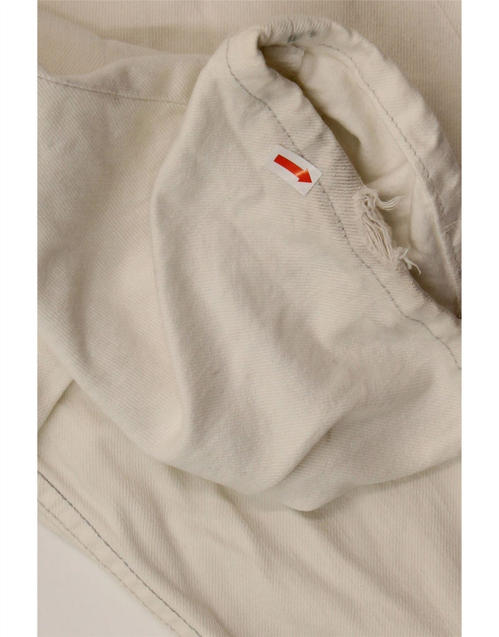 LEVI'S Mens 511 Slim Jeans W31 L34 Off White Cotton