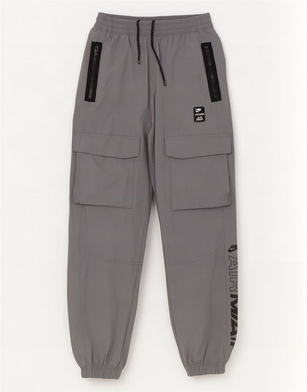 Nike Herre Cargo Graphic Træningsdragt Bukser Joggers Small Grey Colourblock