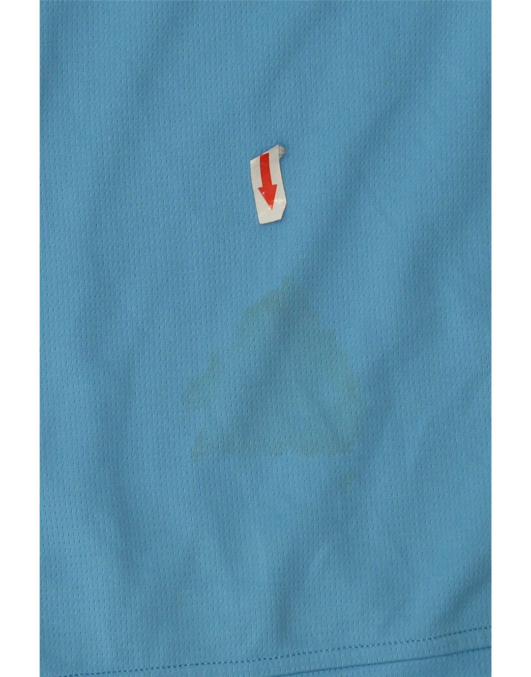 Adidas Mens Zip Neck Pullover Tracksuit Top Medium Blue Polyester
