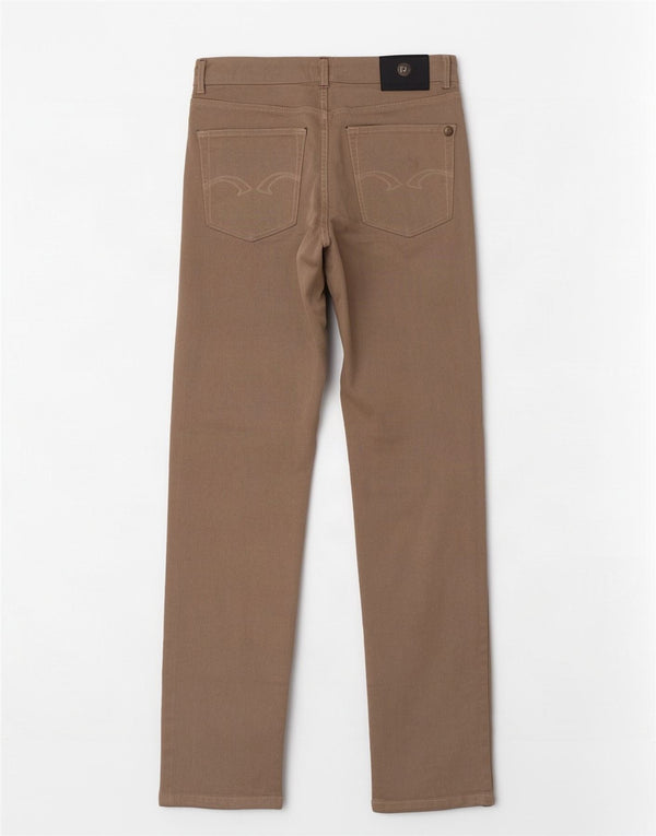 Jeans Straight Uomo Trussardi W31 L33 Cotone Grigio