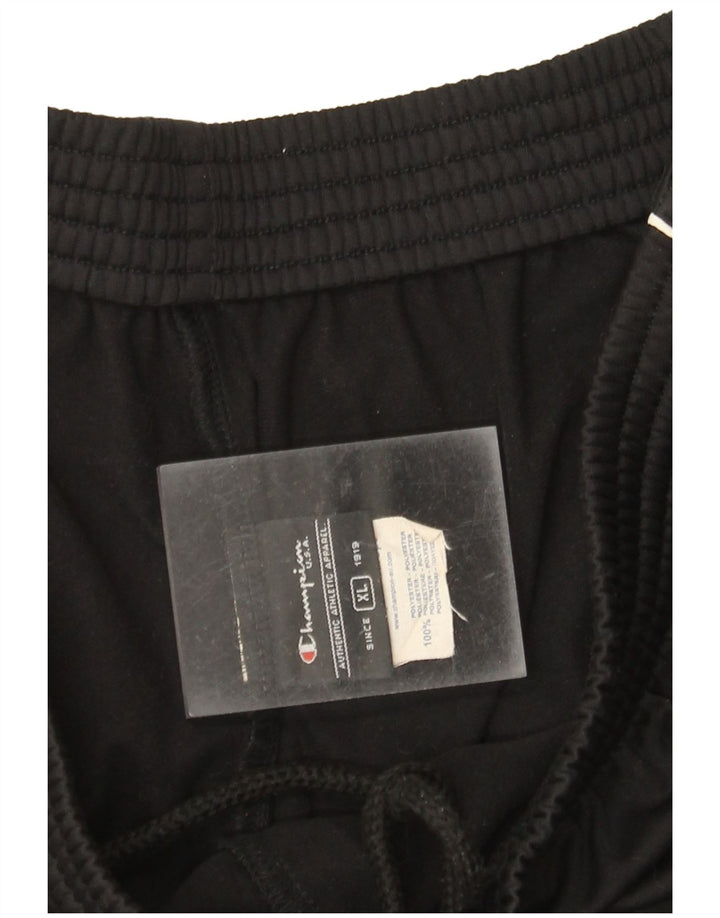 CHAMPION Mens Tracksuit Trousers XL  Black Polyester