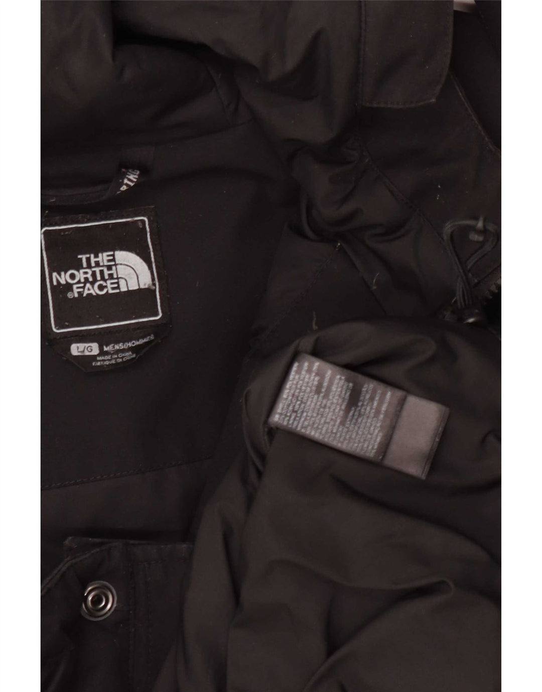 The North Face Herre Hooded Parka Jacket UK 40 Large Black Polyester