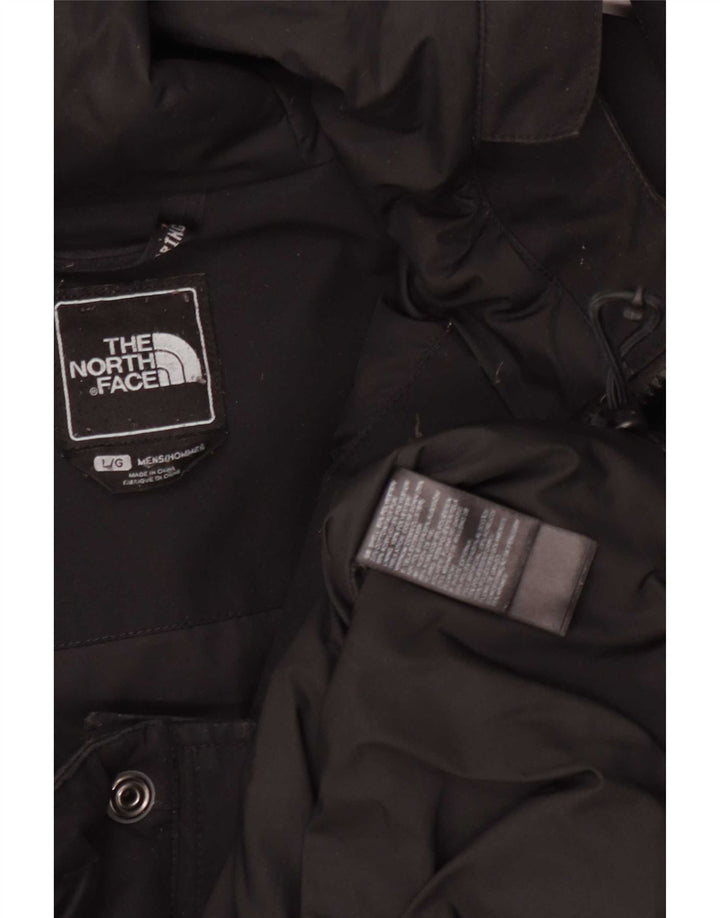 The North Face Herre Hooded Parka Jacket UK 40 Large Black Polyester