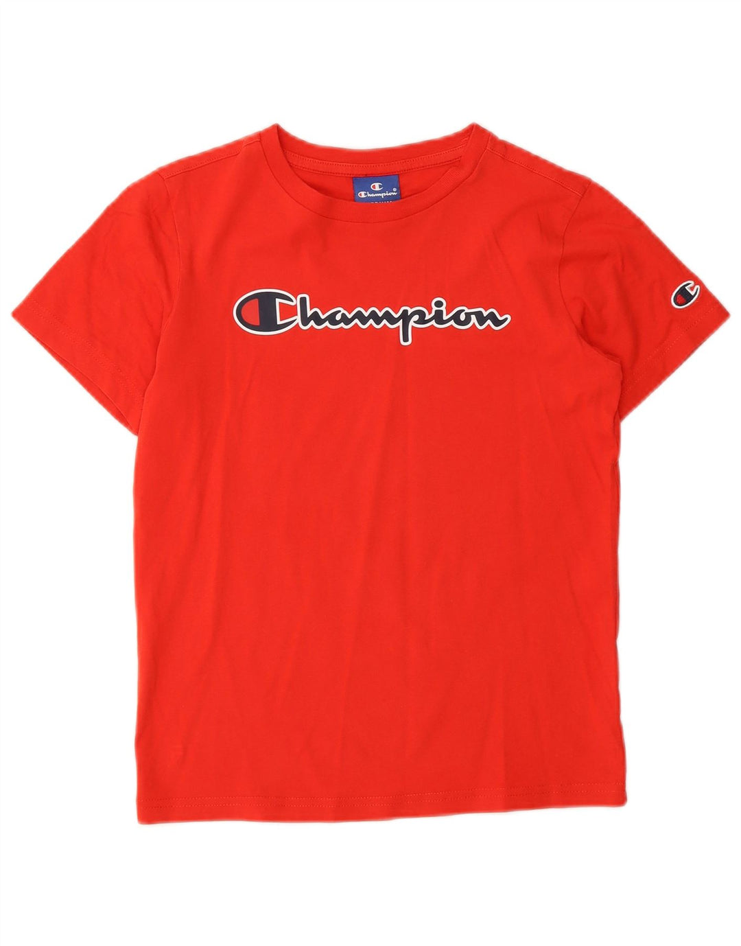 Champion Boys Graphic T-Shirt Top 9-10 Years Medium Red