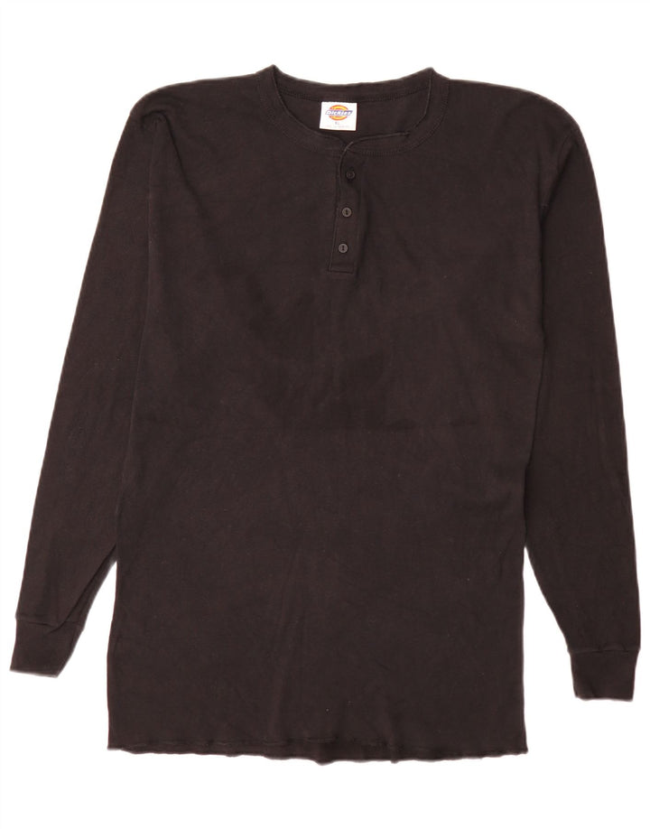 Dickies Top da uomo a maniche lunghe XL in cotone nero