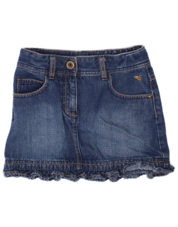 Esprit Girls Denim Nederdel 6-7 år W20 Blå Bomuld