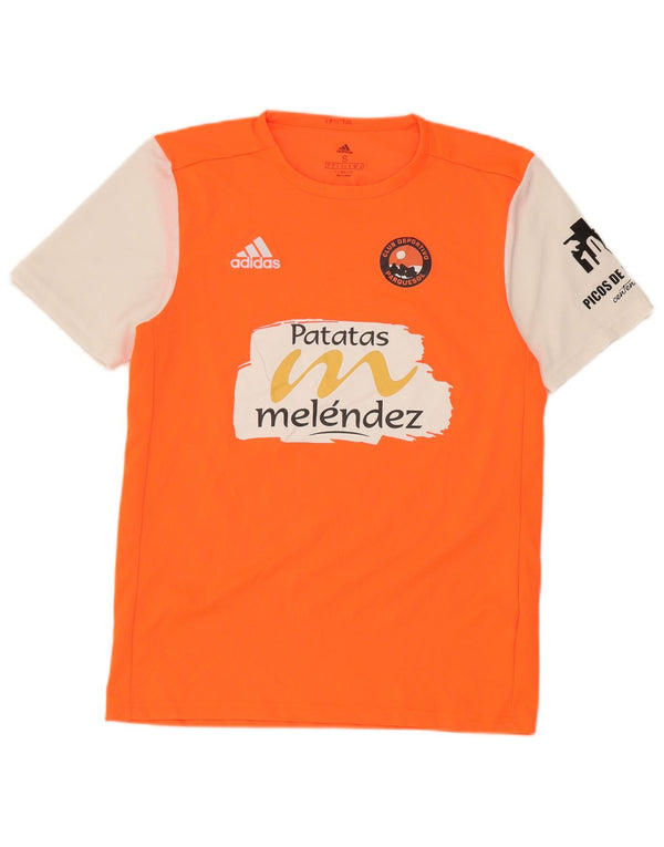 Adidas Mens Club Deportivo Parquesol Graphic T-Shirt Top Small Orange