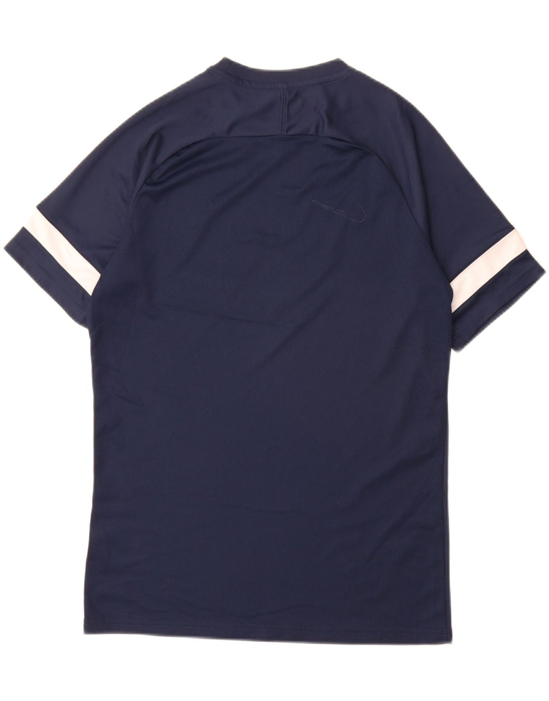 Nike Mens Dri Fit T-Shirt Top Medium Navy Blue Colourblock