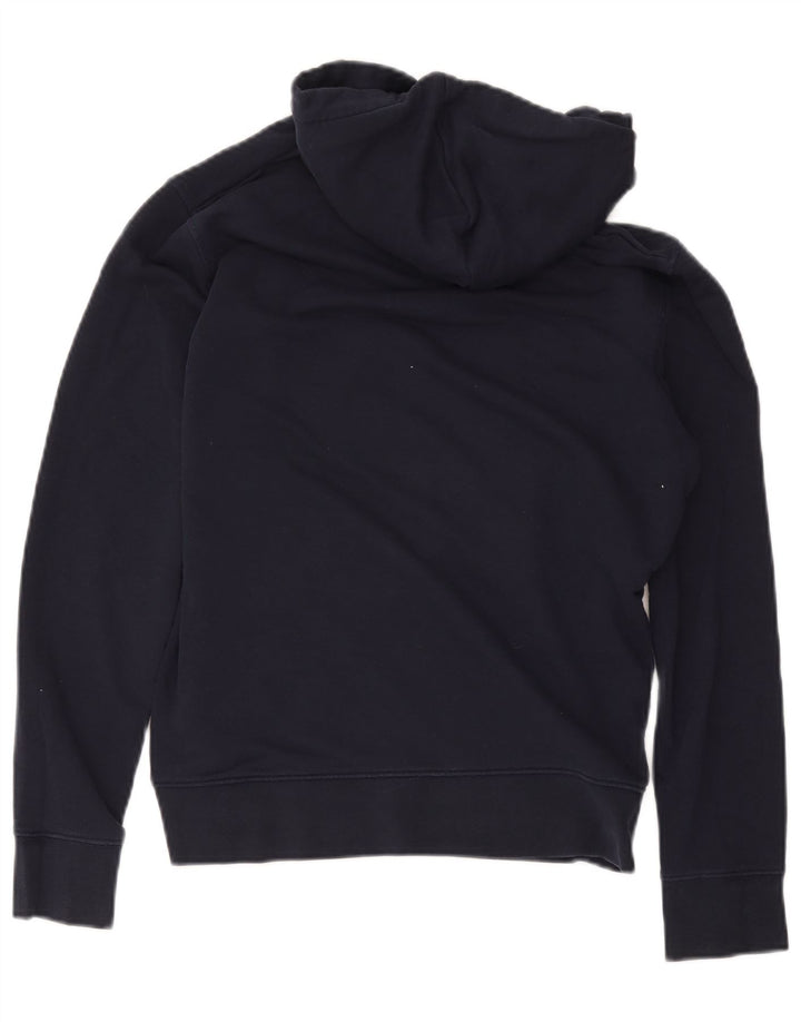 Marks & Spencer Mens Hoodie Jumper Small Navy Blue Cotton