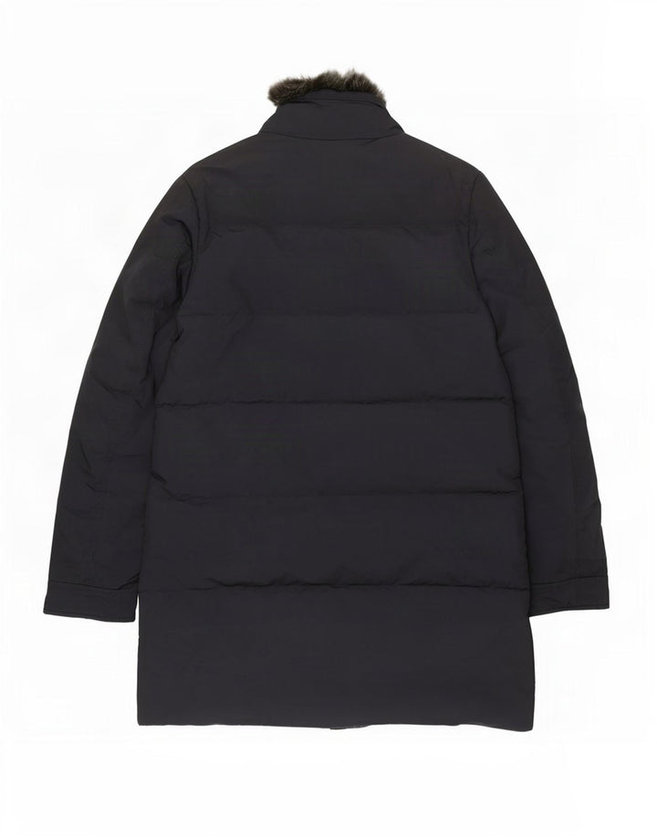 Casaco acolchoado masculino Woolrich UK 38 poliéster azul marinho médio