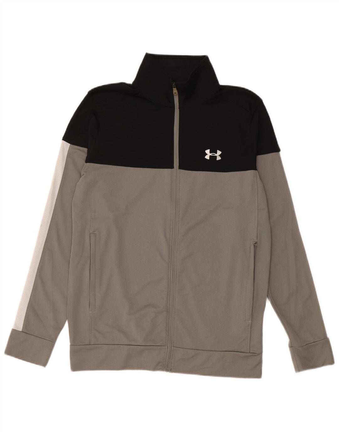 Jachetă de trening pentru bărbați Under Armour, gri mic, poliester color bloc