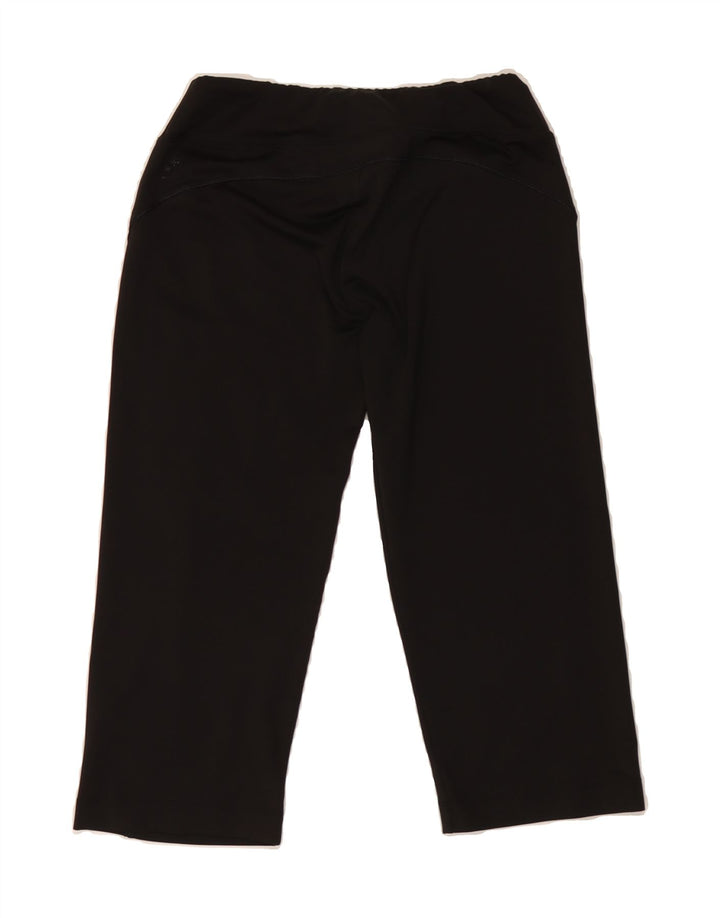 PUMA Womens Capri Tracksuit Trousers UK 10 Small  Black Polyester Vintage Puma and Second-Hand Puma from Messina Hembry 